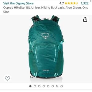 Osprey 18L hike elite backpack